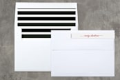 "Exceeding Great Joy" - Retired Holiday Cards in Snow by Nicolette Myslinski - Liner and Label