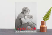 "Greatest Love" - Retired Holiday Cards in Crimson by Felix Grapes - Front