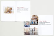 "Greatest Love" - Retired Holiday Cards in Crimson by Felix Grapes - Interior Options