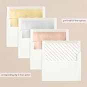 "In love- Corinthians" - Retired Holiday Cards in Snow by Ana de Sousa - Slip-In Envelope Liners
