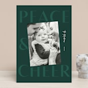 "Exalt" - Retired Holiday Cards in Pine by Lauren Chism - Front