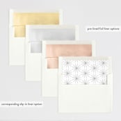 "goodness + light" - Retired Holiday Cards in Snow by Lori James - Slip-In Envelope Liners