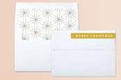 "goodness + light" - Retired Holiday Cards in Snow by Lori James - Liner and Label