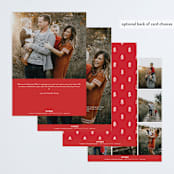 "Modern Merry Christmas" - Retired Holiday Cards in Snowberry by Kristen Magee - Back of Card