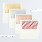 "Modern Merry Christmas" - Retired Holiday Cards in Snowberry by Kristen Magee - Slip-In Envelope Liners