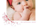 "Bitty Corners" - Retired Holiday Cards in Red by Lehan Veenker - Close-Up