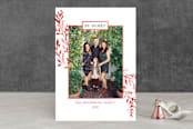 "Rejoice in Him" - Retired Holiday Cards in Berry by Marta Berk - Front