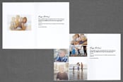 "Rejoice in Him" - Retired Holiday Cards in Berry by Marta Berk - Interior Options