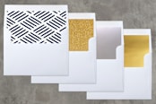 "the corner of merry and bright" - Retired Holiday Cards in White by Tanya Lee of Frooted Design - Slip-In Envelope Liners