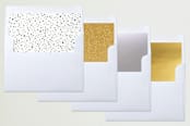 "Rejoice" - Retired Holiday Cards in Snow by Erica Krystek - Slip-In Envelope Liners