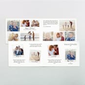 "Blessings for Christmas" - Retired Holiday Cards in Winter White by BeachPaperCo - Interior Options