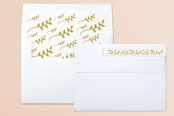 "Blessings for Christmas" - Retired Holiday Cards in Winter White by BeachPaperCo - Liner and Label