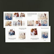 "faith + hope + love" - Retired Holiday Cards in Blue Spruce by Olivia Goree - Interior Options