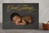 "Glory in Gold" - Retired Holiday Cards in Golden by Elska Studio - Front