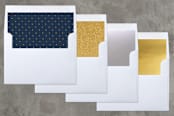 "Glory in Gold" - Retired Holiday Cards in Golden by Elska Studio - Slip-In Envelope Liners