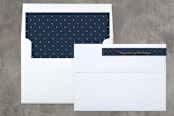 "Glory in Gold" - Retired Holiday Cards in Golden by Elska Studio - Liner and Label