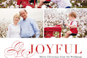 "Bursting with Joy" - Retired Holiday Cards in Cherry by Kimberly FitzSimons - Close-Up