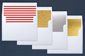 "Bursting with Joy" - Retired Holiday Cards in Cherry by Kimberly FitzSimons - Slip-In Envelope Liners