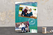 "Joyful Watercolor" - Retired Holiday Cards in Island by Liza Liss - Front