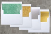 "Joyful Watercolor" - Retired Holiday Cards in Island by Liza Liss - Slip-In Envelope Liners