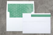 "Joyful Watercolor" - Retired Holiday Cards in Island by Liza Liss - Liner and Label
