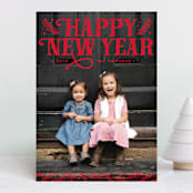 "Fairytale" - Retired Holiday Cards in Ruby by Erin Deegan - Front
