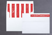 "Our Favorite Time" - Retired Holiday Cards in Polar Bear by GeekInk Design - Liner and Label