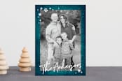 "Frost" - Retired Holiday Cards in Glacier by GeekInk Design - Front