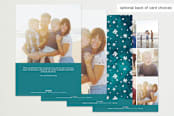"Frost" - Retired Holiday Cards in Glacier by GeekInk Design - Back of Card