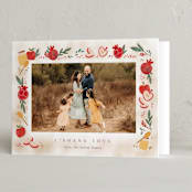 "fruitful new year" - Rosh Hashanah Cards in Maple Syrup by Creo Study - Folded Card