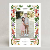 "Bountiful Sweetness" - Rosh Hashanah Cards in Green Apple by Grae - Front