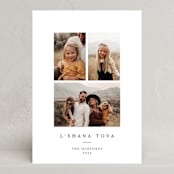 "Joyful Trio" - Rosh Hashanah Cards in Noir by Angela Thompson - Front