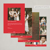 "Greeting Note" - Rosh Hashanah Cards in Powder by Grae - Back of Card Options