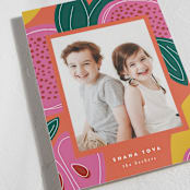 "Fruitful Celebration" - Rosh Hashanah Cards in Apricot by Jessica Corliss - Detail