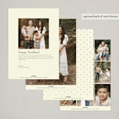 "Shanah tovah hebrew" - Rosh Hashanah Cards in Caramel by Ana de Sousa - Back of Card Options