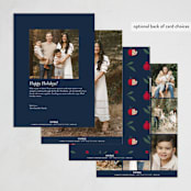 "Sweet New Year" - Rosh Hashanah Cards in Navy by Cindy Reynolds - Back of Card Options