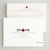 "Sweet New Year" - Rosh Hashanah Cards in Navy by Cindy Reynolds - FREE Recipient Addressing