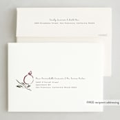"Painted Pomegranate" - Rosh Hashanah Cards in Petal by Emily Sabol Goss - FREE Recipient Addressing