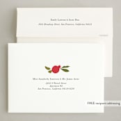 "New Year Pomegranates" - Rosh Hashanah Cards in Pomegranate by Becky Nimoy - FREE Recipient Addressing
