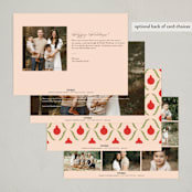 "luxe pomegranate" - Rosh Hashanah Cards in Sunshine by Grae - Back of Card Options