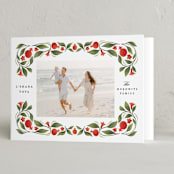 "luxe pomegranate" - Rosh Hashanah Cards in Sunshine by Grae - Folded Card