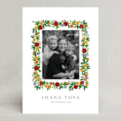 "Abundance" - Rosh Hashanah Cards in Bouquet by Sumak Studio - Front