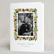 "Abundance" - Rosh Hashanah Cards in Bouquet by Sumak Studio - Folded Card