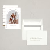 "New Year Arch" - Rosh Hashanah Cards in Topaz by Alexandra Cohn - Assembled