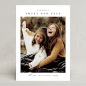 "Frame of Happiness" - Rosh Hashanah Cards in Snow by Chris Griffith - Front