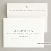 "Quartzite" - Rosh Hashanah Cards in Navy by Wildfield Paper Co - FREE Recipient Addressing