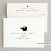 "The Matisse" - Rosh Hashanah Cards in Powder by June Letters Studio - FREE Recipient Addressing