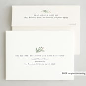 "Shofar Blast" - Rosh Hashanah Cards in Parchment by Laura Bolter - FREE Recipient Addressing