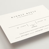 "Delicate" - RSVP Postcards in Obsidian by Jennifer Postorino - Detail