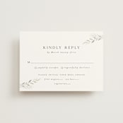 "Sweeping" - RSVP Postcards in Linen by Carolyn Nicks - Front